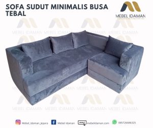 Sofa Sudut Minimalis Busa Tebal